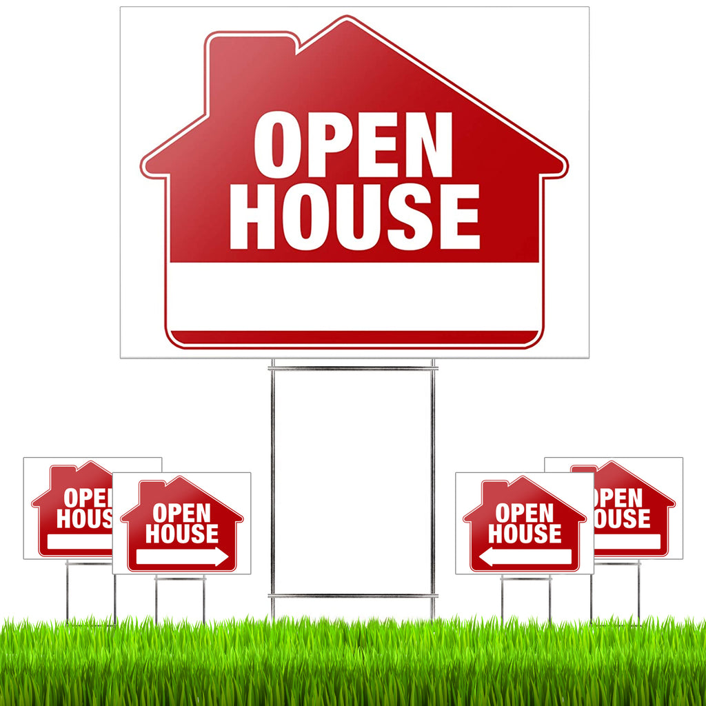 Open House Signs with Stakes