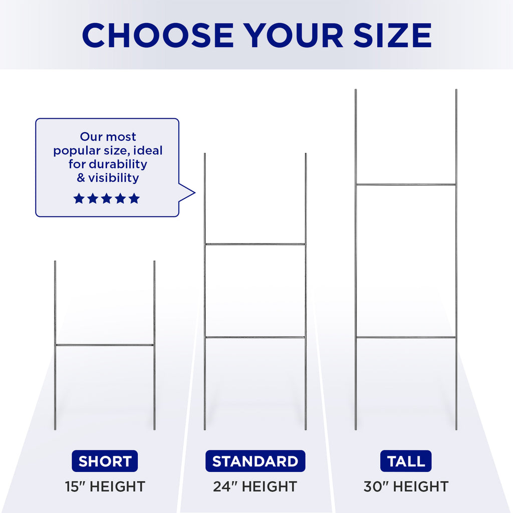 Yard Sign Stakes (24" Tall) SignHero