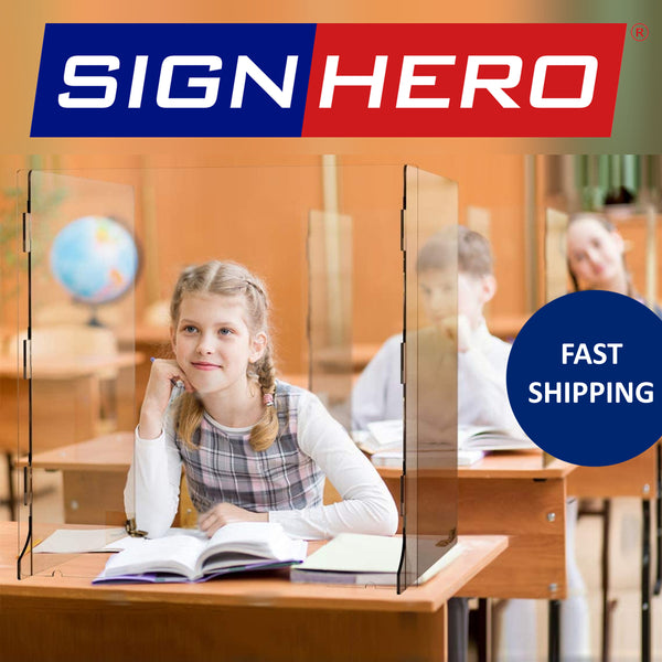 School Sneeze Guards & Classroom Desk Shield Dividers